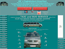 Tablet Screenshot of airport.ullis-taxi.com
