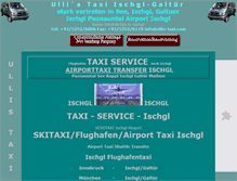 Tablet Screenshot of ischgl.ullis-taxi.com